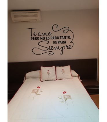 Vinilo decorativo Te amo