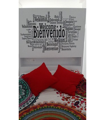 Vinilo decorativo Bienvenido