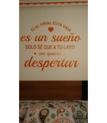 Vinilo decorativo sueño