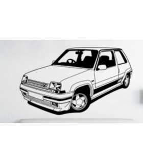 Vinilo decorativo Renault 5 GT