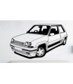 Vinilo decorativo Renault 5 GT