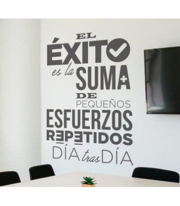 Vinilo decorativo éxito