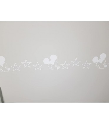 Vinilo decorativo cenefa mickey