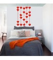 Vinilo decorativo corazones