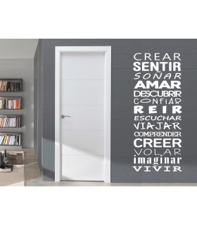 Vinilo decorativo sentimientos