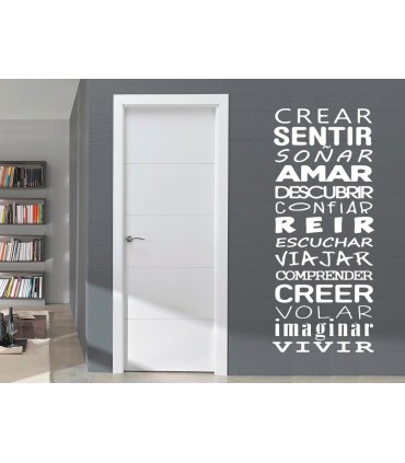 Vinilo decorativo sentimientos