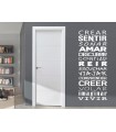 Vinilo decorativo sentimientos
