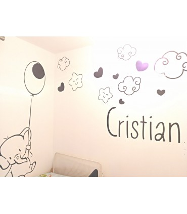 Vinilo decorativo elefante
