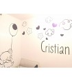 Vinilo decorativo elefante