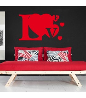 Vinilo decorativo Love