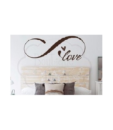 Vinilo decorativo Infinito love