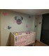 Vinilo decorativo minnie + nombre