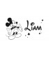 Vinilo decorativo Mickey + nombre