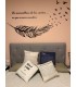 Vinilo decorativo pluma