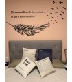 Vinilo decorativo pluma