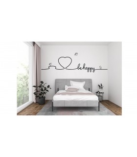 Vinilo decorativo Be happy