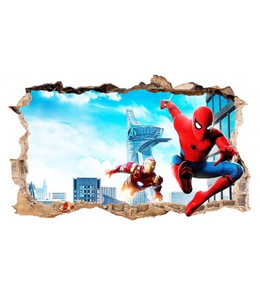 Vinilo decorativo 3D spiderman