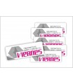 Pegatinas rectangulares